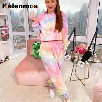 KALENMOS Two Piece Sets Women Tie Dye Print Homewear Casual Tshirt Biker Shorts Sports Tracksuits Sleepwear Pajamas Lounge Wear
KALENMOS Two Piece Sets Women Tie Dye Print Homewear Casual Tshirt Biker Shorts Sports Tracksuits Sleepwear Pajamas Lounge Wear