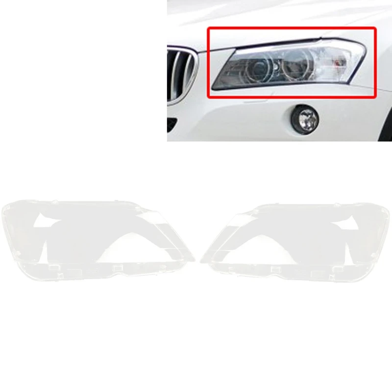 Car Front Headlight Headlamp Cover Headlamp Clear Lens Shell Cover Replacement for BMW X3 F25 2011-2013
Car Front Headlight Headlamp Cover Headlamp Clear Lens Shell Cover Replacement for BMW X3 F25 2011-2013