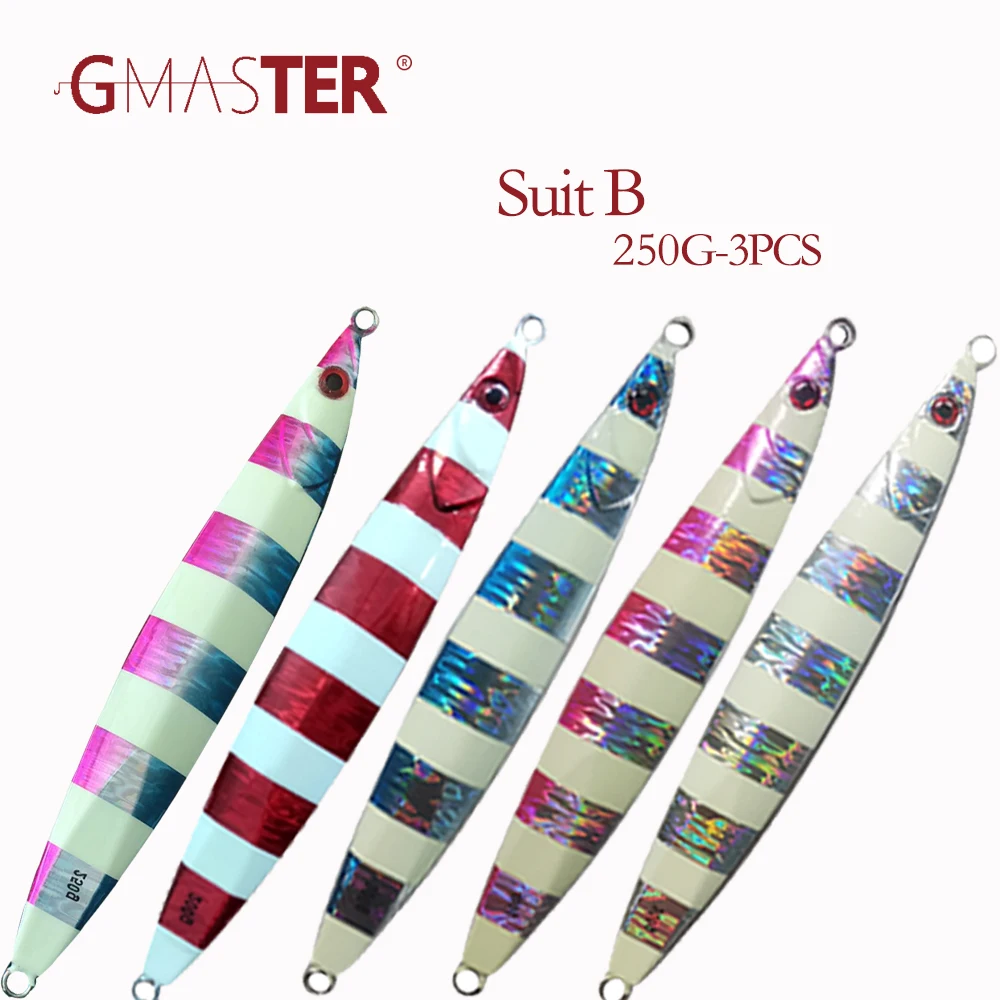 Приманка для ловли рыбы GMASTER, 250 г, 6 различных костюмов, свинцовая приманка, сильное свечение и японская Лазерная искусственная рыболовная приманка
Приманка для ловли рыбы GMASTER, 250 г, 6 различных костюмов, свинцовая приманка, сильное свечение и японская Лазерная искусственная рыболовная приманка