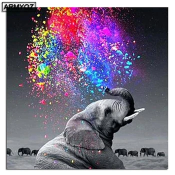 DIY 5D Diamond Painting by Number Kits, Rhinestone Diamond Embroidery Paintings Pictures Arts for Home Wall Decor,Elephant
DIY 5D Diamond Painting by Number Kits, Rhinestone Diamond Embroidery Paintings Pictures Arts for Home Wall Decor,Elephant