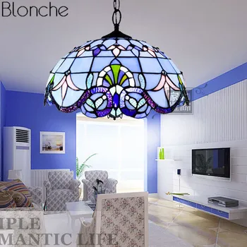Retro Pendant Lights Stained Glass Lighting Mediterranean Hanging Lamp Vintage Lamp for Living Room Kitchen Home Decor Fixtures
Retro Pendant Lights Stained Glass Lighting Mediterranean Hanging Lamp Vintage Lamp for Living Room Kitchen Home Decor Fixtures