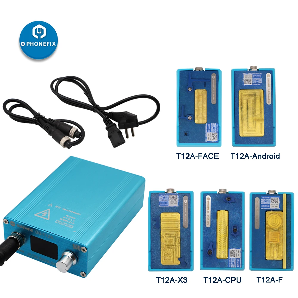 PHONEFIX SS-T12A 185 Celsius Heating Board PCB Motherboard Disassembly Accurate Rapid Separation Platform for Phone repair tools
PHONEFIX SS-T12A 185 Celsius Heating Board PCB Motherboard Disassembly Accurate Rapid Separation Platform for Phone repair tools