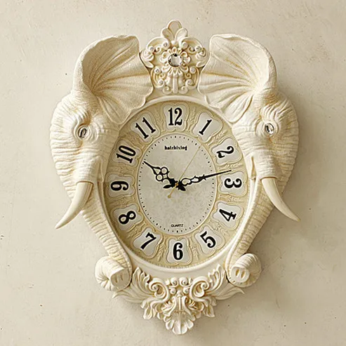 Crafts Arts Home decoration Lucky Elephant clock retro European style garden wall clock quartz clock pendulum large living room
Crafts Arts Home decoration Lucky Elephant clock retro European style garden wall clock quartz clock pendulum large living room