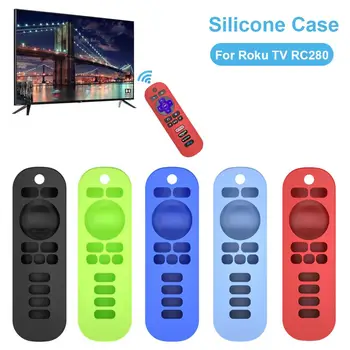 Remote Cases For Roku TV RC280 Remote Control Soft Silicone Protective Case Remote Control Shockproof Protector Cover
Remote Cases For Roku TV RC280 Remote Control Soft Silicone Protective Case Remote Control Shockproof Protector Cover