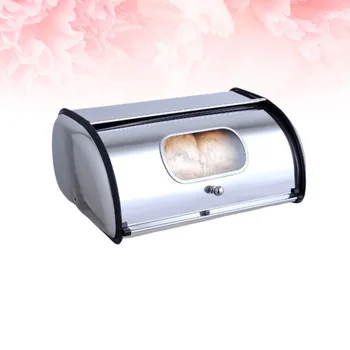 1pc Bread Storage Case Container Kitchen Bread Box Kitchen Gadget for Bakery (Small Size 34X23X14.5CM with Window with Handle Si
1pc Bread Storage Case Container Kitchen Bread Box Kitchen Gadget for Bakery (Small Size 34X23X14.5CM with Window with Handle Si