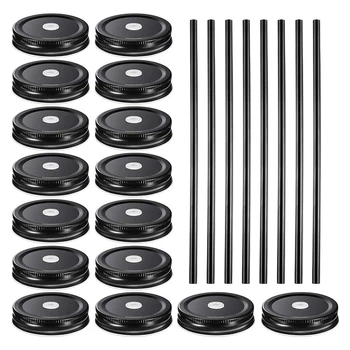 16 Pieces of Conventional Lids,8 Pieces of Stainless Steel Straws, Leak-Proof Safety Glass Lids,Solid Lids for Storage
16 Pieces of Conventional Lids,8 Pieces of Stainless Steel Straws, Leak-Proof Safety Glass Lids,Solid Lids for Storage