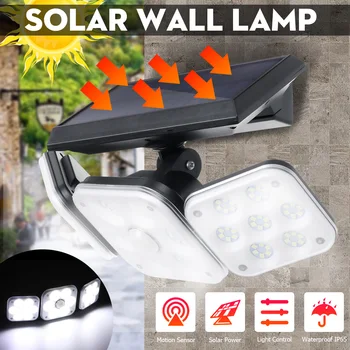 138LED Solar Light Dual Head Solar Lamp PIR Motion Sensor Spotlight Waterproof Outdoor Adjustable Angle Lights for Garden Wall
138LED Solar Light Dual Head Solar Lamp PIR Motion Sensor Spotlight Waterproof Outdoor Adjustable Angle Lights for Garden Wall