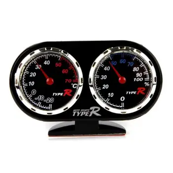 Car Thermometer Automotive Portable 360 Degrees Rotating Instrument Hygrometer with Easy-to-read Dial
Car Thermometer Automotive Portable 360 Degrees Rotating Instrument Hygrometer with Easy-to-read Dial