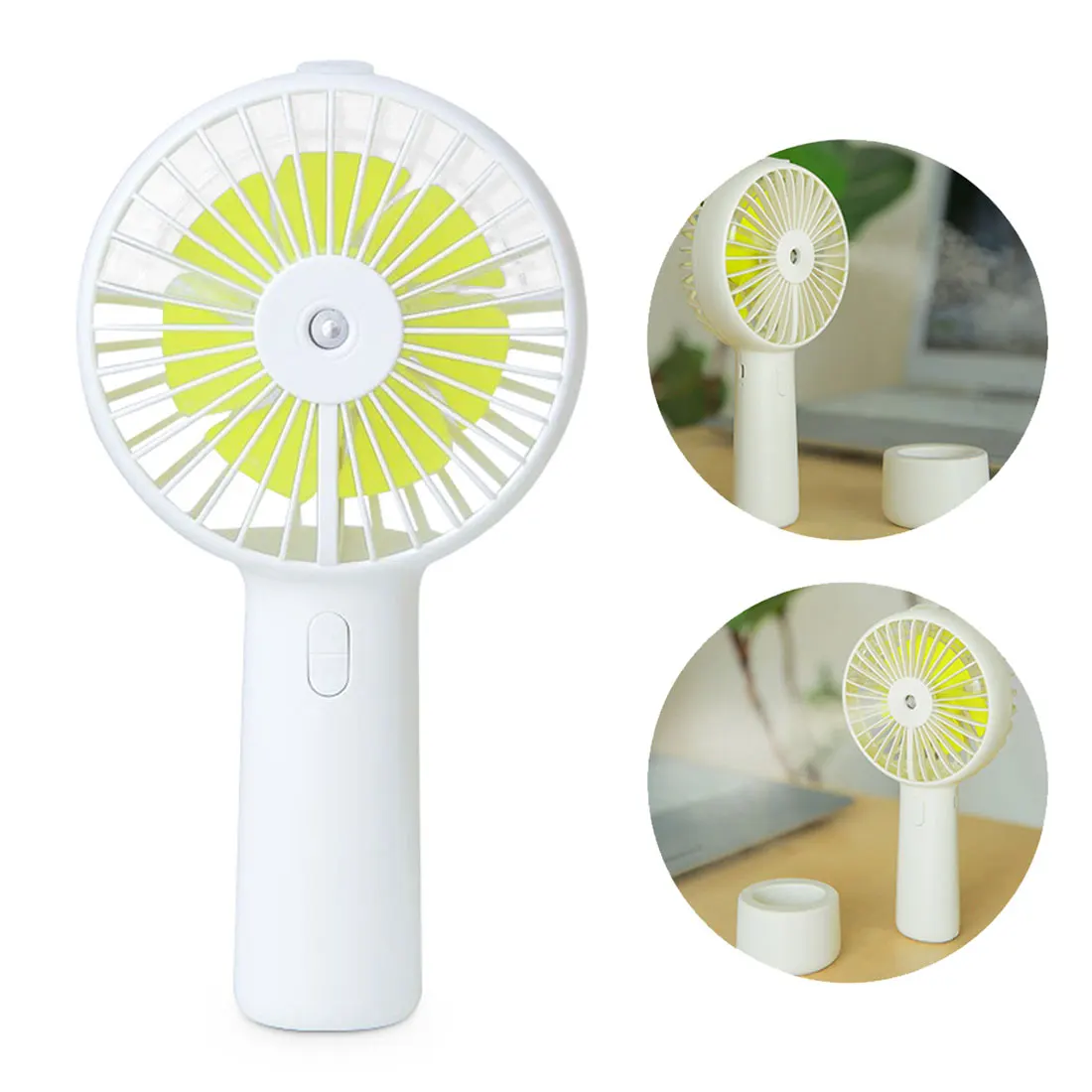 Handheld Misting Fan USB Rechargeable Portable Mini Spray Fan Personal Cooling Fan Humidifier for Home Office Outdoor Travel
Handheld Misting Fan USB Rechargeable Portable Mini Spray Fan Personal Cooling Fan Humidifier for Home Office Outdoor Travel