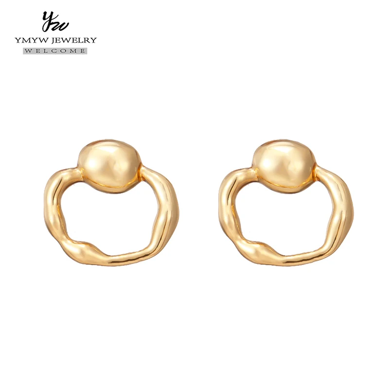 YMYW 2019 Fashion s925 Plated Gold Earrings Fadeless Hollow Irregular Circle Personality Temperament Earrings Jewelry Woman
YMYW 2019 Fashion s925 Plated Gold Earrings Fadeless Hollow Irregular Circle Personality Temperament Earrings Jewelry Woman
