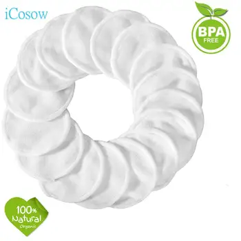 Reusable Makeup Remover Pads 1 Pcs, iCosow Organic Bamboo Cotton Rounds,Reusable Cotton Pads for Face Wipes
Reusable Makeup Remover Pads 1 Pcs, iCosow Organic Bamboo Cotton Rounds,Reusable Cotton Pads for Face Wipes