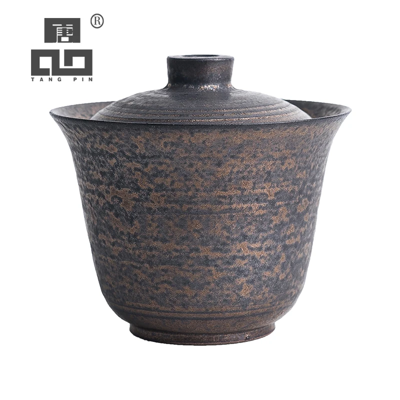 

TANGPIN ceramic teapot gaiwan tea cup handmade chawan chinese kung fu tea set drinkware