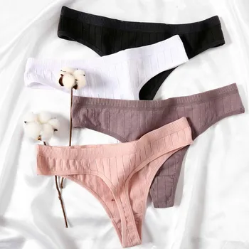 Women's Panties Sexy Cotton G-String Panties Comfortable Thong Low-Rise Solid Color Panties Women String Ladies Intimat
Women's Panties Sexy Cotton G-String Panties Comfortable Thong Low-Rise Solid Color Panties Women String Ladies Intimat