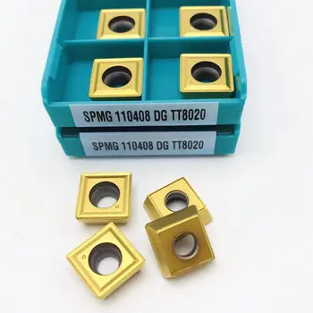 10 SPMG110408 DG TT8020 lathe tool indexable carbide inserts, machine tool accessories for U boring metal milling tools
10 SPMG110408 DG TT8020 lathe tool indexable carbide inserts, machine tool accessories for U boring metal milling tools