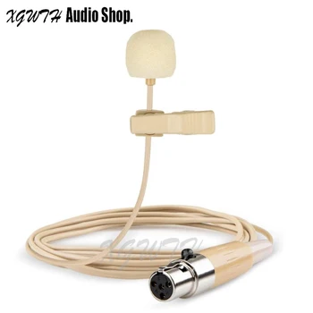 Lavalier Lapel Microphone Omnidirectional Tie Clip on Condenser Mic for Shure Wireless System Transmitter Body Pack 4 Pin Mini
Lavalier Lapel Microphone Omnidirectional Tie Clip on Condenser Mic for Shure Wireless System Transmitter Body Pack 4 Pin Mini