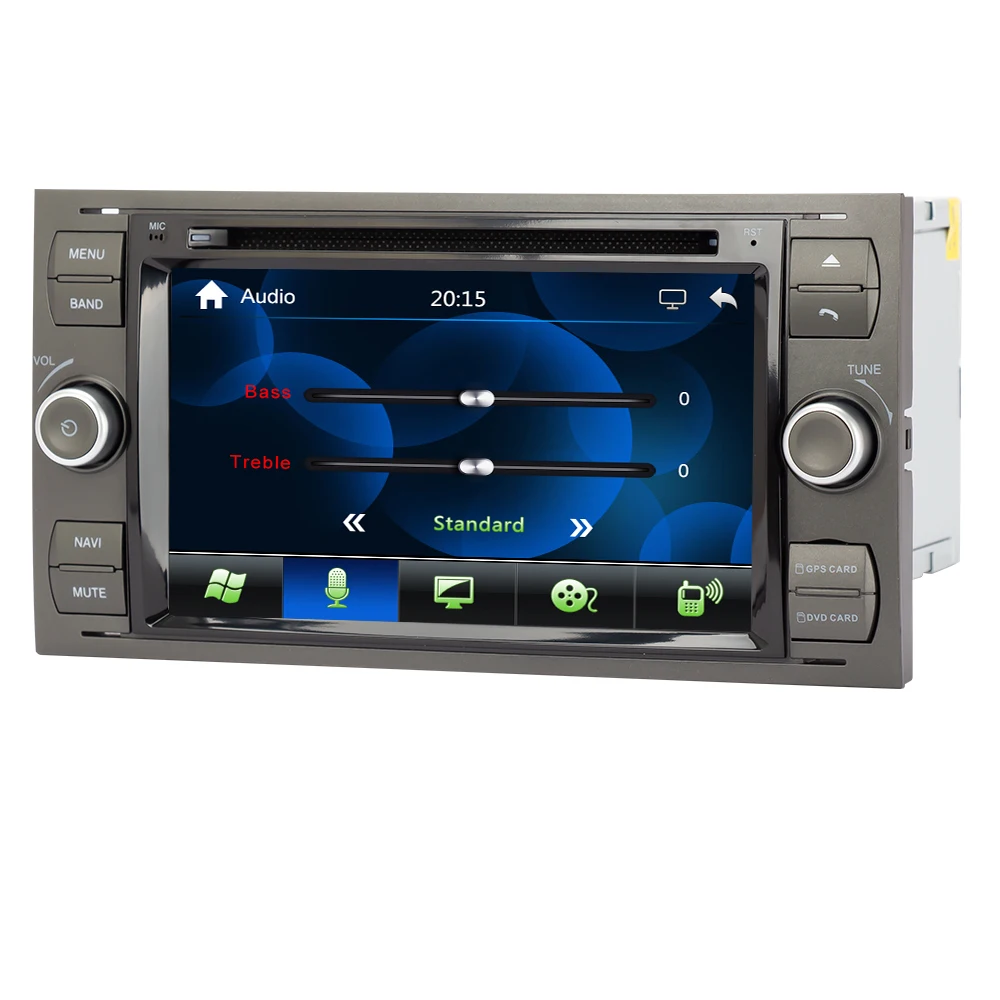 Автомагнитола Eunavi 7 дюймов 2 din автомобильный DVD плеер радио GPS навигация для