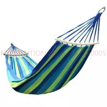 

Two person Hammocks with stick Outdoor Furniture canvas hammock swing 300*150cm hanging chair hamac hangmat swing chair 2pcs