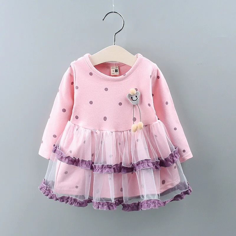 2019 Autumn Girl Long-sleeve Baby Dress For Girls Dot Cute Princess Birthday Party Dress Toddler Girl Dresses Infant Clothing
2019 Autumn Girl Long-sleeve Baby Dress For Girls Dot Cute Princess Birthday Party Dress Toddler Girl Dresses Infant Clothing
