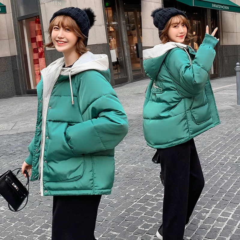 MYDC 2019 New Casual Winter Jacket Women Hooded Parka Coat Female Solid Clothing Outerwear Patch Designs Spliced Jackets
MYDC 2019 New Casual Winter Jacket Women Hooded Parka Coat Female Solid Clothing Outerwear Patch Designs Spliced Jackets