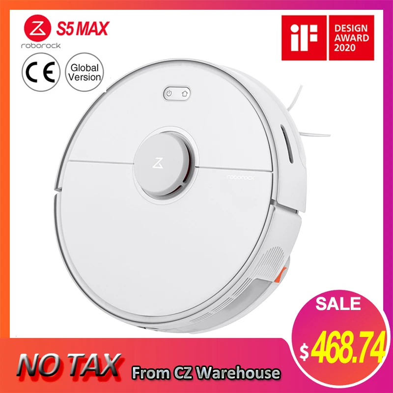 2020 Hot Sale Roborock S5 Max Laser Navigation Robot Vacuum Cleaner WIFI APP Control Automatic Sweep Sterilize AI Recharge
2020 Hot Sale Roborock S5 Max Laser Navigation Robot Vacuum Cleaner WIFI APP Control Automatic Sweep Sterilize AI Recharge