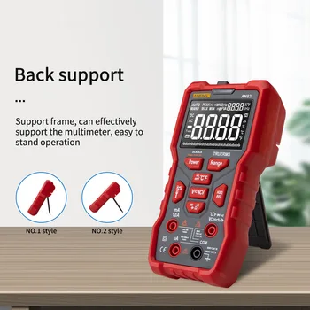 ANENG AN82 Smart Multimeter Auto Range Handheld NCV Digital Multimeter High Precision Digital Universal Multi-functional Tester
ANENG AN82 Smart Multimeter Auto Range Handheld NCV Digital Multimeter High Precision Digital Universal Multi-functional Tester