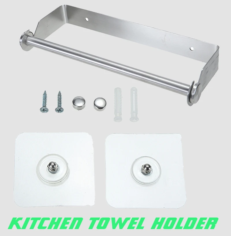 1Pcs Stainless Steel Paper Towel Holder Punch-Free Towel Rack Wall Mounted Cling Film Roll Paper Stand for Bathroom Kitchen
1Pcs Stainless Steel Paper Towel Holder Punch-Free Towel Rack Wall Mounted Cling Film Roll Paper Stand for Bathroom Kitchen