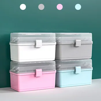 Multi-layer Pill Box Portable First Aid Medicine Case Emergency Storage Box Medicine Plastic Storage Container for Home
Multi-layer Pill Box Portable First Aid Medicine Case Emergency Storage Box Medicine Plastic Storage Container for Home