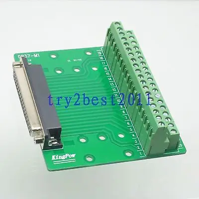 DHL/EMS 5 Sets*Adapter DB37 37pin jack pin D-SUB VGA signals Terminal Breakout Board 2 row -C1
DHL/EMS 5 Sets*Adapter DB37 37pin jack pin D-SUB VGA signals Terminal Breakout Board 2 row -C1