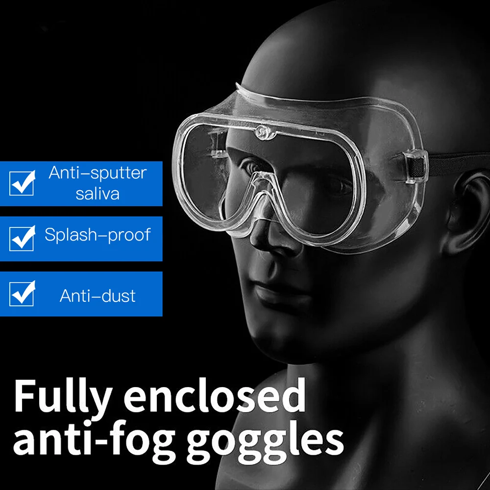 Medical Goggle Waterproof Anti Flu Eyewear Safety Anti Chemical Splash Lab Glasses Dust Proof Eye Protection Transparent Goggles
Medical Goggle Waterproof Anti Flu Eyewear Safety Anti Chemical Splash Lab Glasses Dust Proof Eye Protection Transparent Goggles