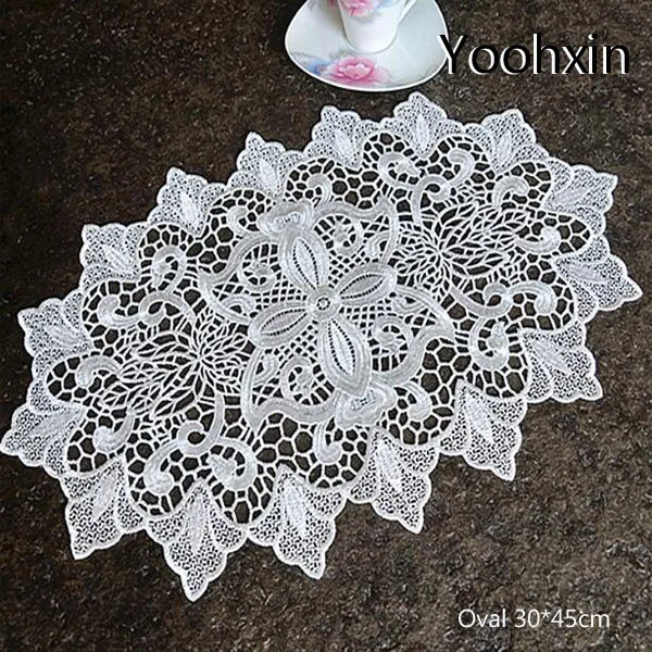 NEW Lace oval Embroidery drink table place mat Christmas pad Cloth coffee placemat cup mug tea coaster dining doily kitchen
NEW Lace oval Embroidery drink table place mat Christmas pad Cloth coffee placemat cup mug tea coaster dining doily kitchen