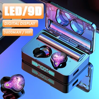 Wireless Bluetooth Earphone With 3600mAh Charging Case Touch Control TWS Bluetooth 5.0 Earphone Wireless Headset With Microphone
Wireless Bluetooth Earphone With 3600mAh Charging Case Touch Control TWS Bluetooth 5.0 Earphone Wireless Headset With Microphone