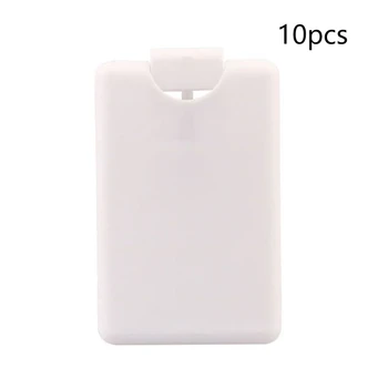 10Pcs 20ml Refillable Perfume Spray Bottles Card Type Fine Mist Plastic Empty Liquid Container Portable Sprayer Atomizer
10Pcs 20ml Refillable Perfume Spray Bottles Card Type Fine Mist Plastic Empty Liquid Container Portable Sprayer Atomizer