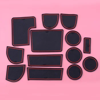 13pcs Anti-Slip Gate Slot Cup Mat Pad Coasters Silicone Black & Red Fit For Subaru WRX 2016 2017 2018 2019
13pcs Anti-Slip Gate Slot Cup Mat Pad Coasters Silicone Black & Red Fit For Subaru WRX 2016 2017 2018 2019