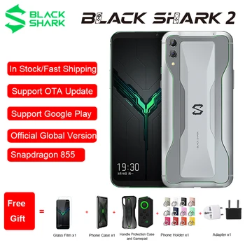 Global Version Xiaomi Black Shark 2 Gaming Phone 6.39" 6GB RAM 128GB ROM Snapdragon 855 48MP 12MP Camera Dual SIM Mobile PhoneS
Global Version Xiaomi Black Shark 2 Gaming Phone 6.39" 6GB RAM 128GB ROM Snapdragon 855 48MP 12MP Camera Dual SIM Mobile PhoneS