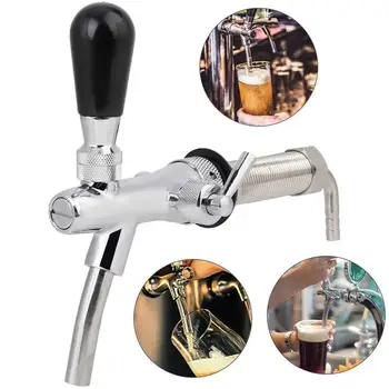 Adjustable Beer Tap Rate Control Faucet with 4inch Shank Home Bar Brewing Tool Draft beer machine beer tap with, G5/8 thread.
Adjustable Beer Tap Rate Control Faucet with 4inch Shank Home Bar Brewing Tool Draft beer machine beer tap with, G5/8 thread.