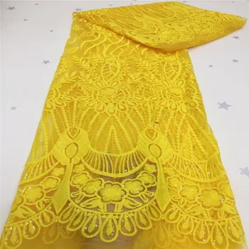 african lace fabric yellow high quality embroidered french net lace nigerian tulle fabric 5 yards/piece for women party dress
african lace fabric yellow high quality embroidered french net lace nigerian tulle fabric 5 yards/piece for women party dress