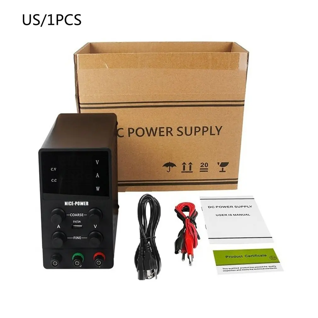 Switch Lab DC Power Supply 30V5A Adjustable Digital Display Device Workshops Laboratory Power Source High Precision
Switch Lab DC Power Supply 30V5A Adjustable Digital Display Device Workshops Laboratory Power Source High Precision