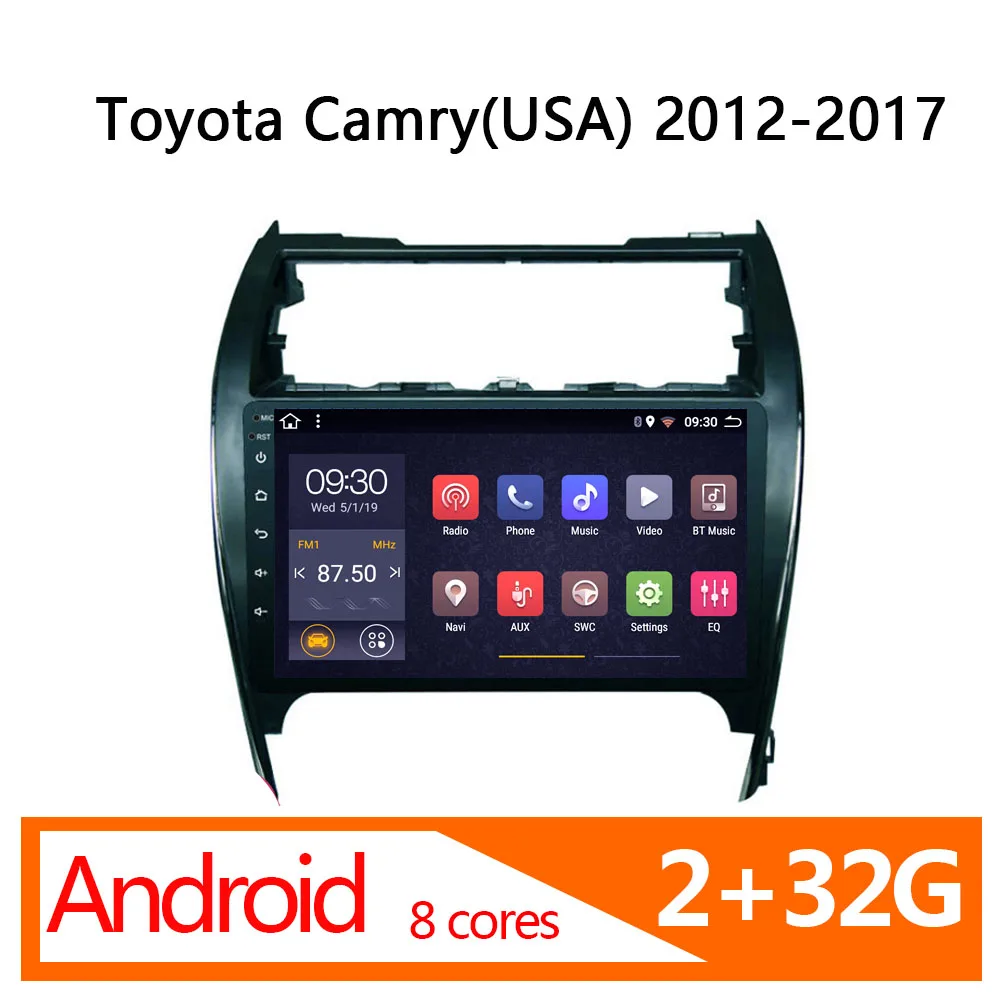 Автомобильный навигатор для toyota camry (США) 2 32 ГБ 8 ядер android 2012 2013 2014 2015 2016 2017