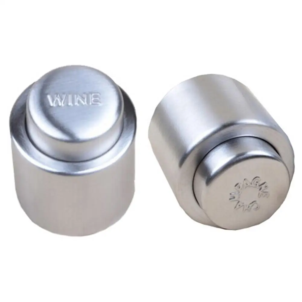 Stainless Steel Red Wine Champagne Bottle Stoppers Sealing Plug Kitchen Bar Tool Reusable Durable Press Button Kitchen bar Tools
Stainless Steel Red Wine Champagne Bottle Stoppers Sealing Plug Kitchen Bar Tool Reusable Durable Press Button Kitchen bar Tools