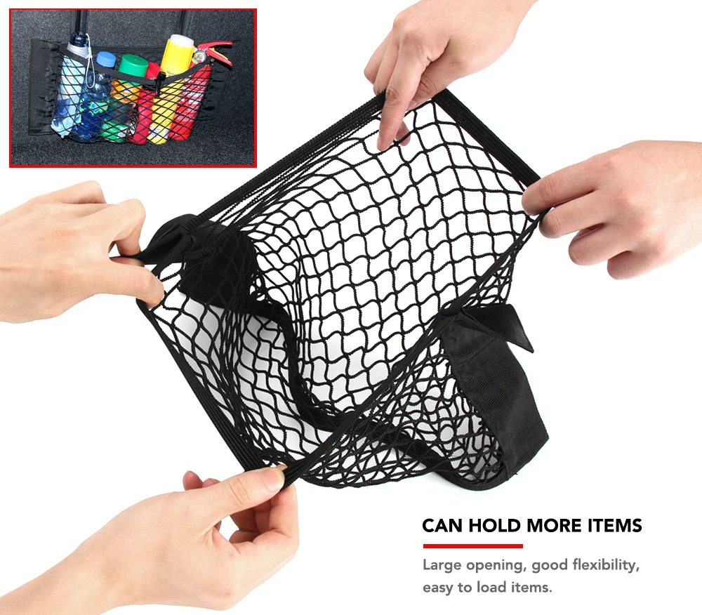 Car Back Rear Mesh Trunk Seat Elastic String Net Magic Sticker Universal Storage Bag Pocket Cage Auto Organizer Seat Back Bag
Car Back Rear Mesh Trunk Seat Elastic String Net Magic Sticker Universal Storage Bag Pocket Cage Auto Organizer Seat Back Bag