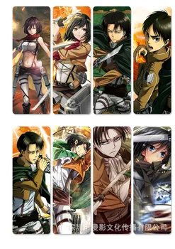 10 sets/lot Anime Attack on Titan bookmarks for books Eren Jaeger Mikasa Ackerman PVC Book mark Office School Accessories Gift
10 sets/lot Anime Attack on Titan bookmarks for books Eren Jaeger Mikasa Ackerman PVC Book mark Office School Accessories Gift