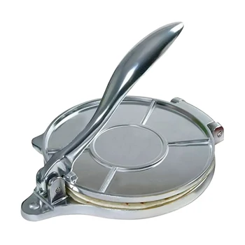 Pastry Tortilla Maker Easy Clean Dough Aluminum Alloy Home Kitchen DIY Bakeware Tool With Handle Non Stick Dining Manual Press
Pastry Tortilla Maker Easy Clean Dough Aluminum Alloy Home Kitchen DIY Bakeware Tool With Handle Non Stick Dining Manual Press