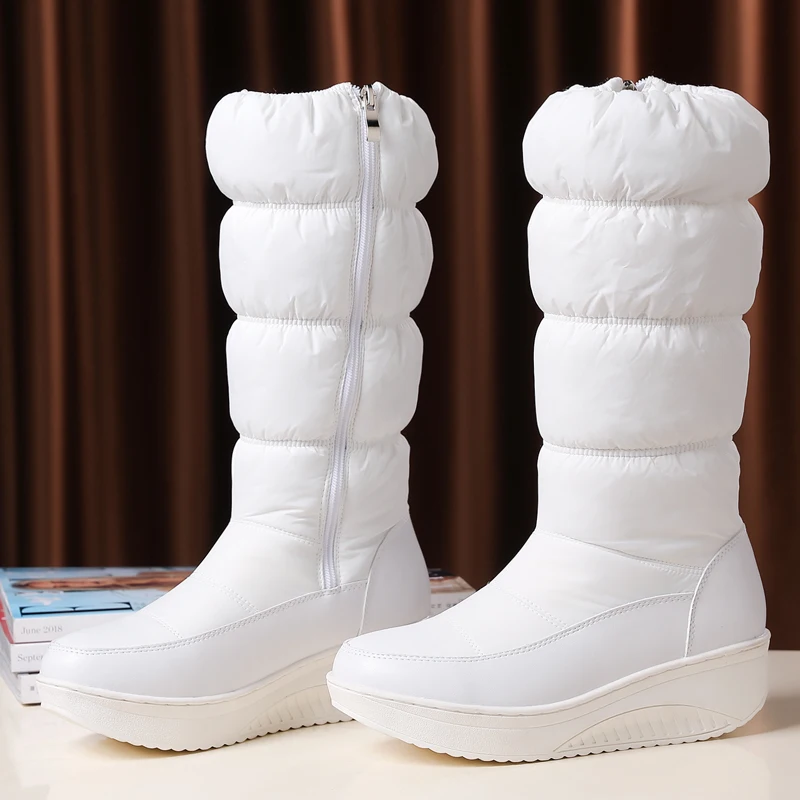 Xianyiduo/2019 г. Зимняя женская обувь для взрослых Белые зимние сапоги на платформе