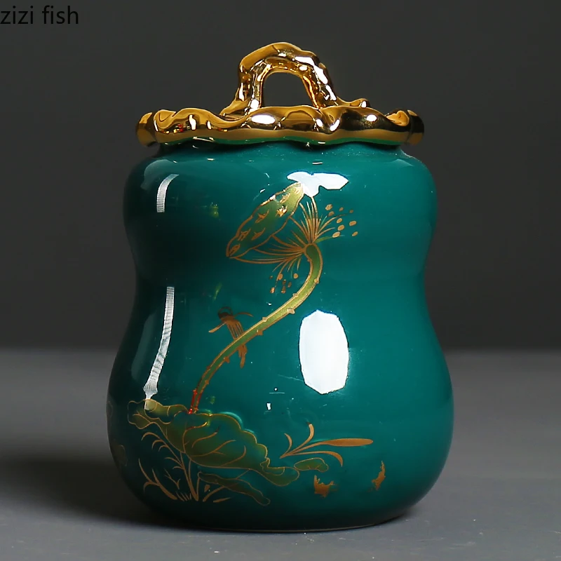 Ceramic Sealed Storage Teapot, Eco-friendly Porcelain Teapot, Large Flowerpot Storage Jar, Home Tea Box Decoration
Ceramic Sealed Storage Teapot, Eco-friendly Porcelain Teapot, Large Flowerpot Storage Jar, Home Tea Box Decoration
