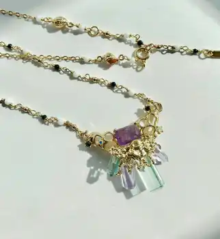 deep sea crystal violet powder blue emerald pearl shell obsidian clusters conch heavy short necklace jewelry
deep sea crystal violet powder blue emerald pearl shell obsidian clusters conch heavy short necklace jewelry