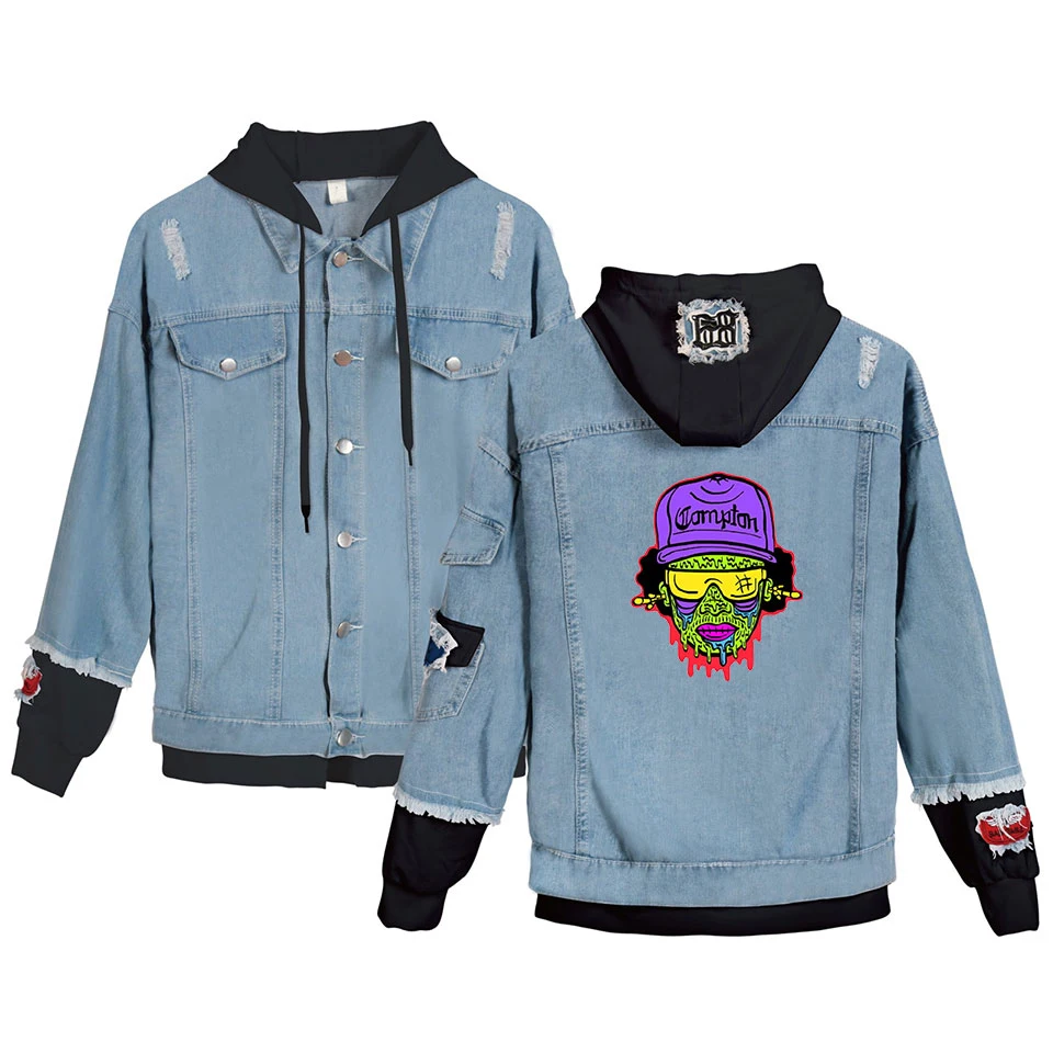 2019 Kpop Eazy-E Denim Jean Stitching Jacket Coat Harajuku jeans hoodies wear Clothes Eazy-E Hoodies Men/Women
2019 Kpop Eazy-E Denim Jean Stitching Jacket Coat Harajuku jeans hoodies wear Clothes Eazy-E Hoodies Men/Women