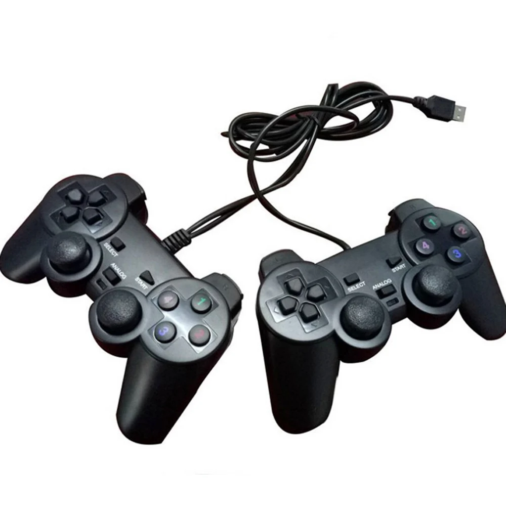 2PCS USB Wired PC Game Controller Gamepad Shock Vibration Joystick Game Pad Joypad Control for PC Computer Laptop Gaming Play
2PCS USB Wired PC Game Controller Gamepad Shock Vibration Joystick Game Pad Joypad Control for PC Computer Laptop Gaming Play