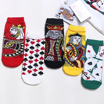 Novelty Socks Women Fashion Cotton Red Hearts Playing Cards Harajuku Happy Funny Soox Cute Unisex Ankle Socks Christmas Gifts 
Novelty Socks Women Fashion Cotton Red Hearts Playing Cards Harajuku Happy Funny Soox Cute Unisex Ankle Socks Christmas Gifts