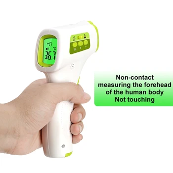 Infrared Thermometers Non-contact Forehead Thermometer LCD Digital display smart calibration Temperature Gun For Baby Kids Adult
Infrared Thermometers Non-contact Forehead Thermometer LCD Digital display smart calibration Temperature Gun For Baby Kids Adult