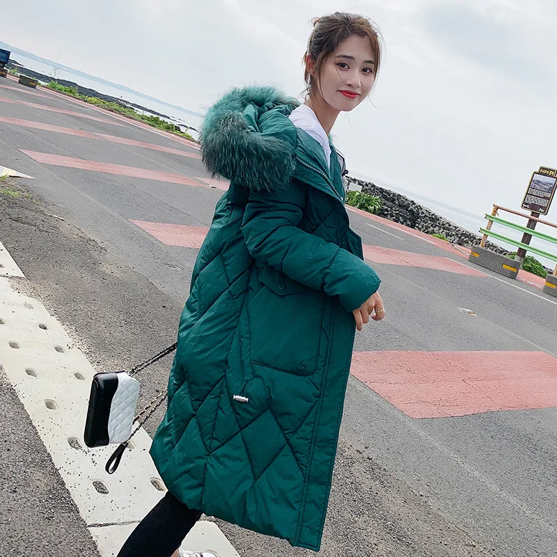 2019 New Style Women's Long Cotton Coat over-the-Knee Korean-style down Jacket Cotton-padded Clothes Thick Loose-Fit Slimming Wa 
2019 New Style Women's Long Cotton Coat over-the-Knee Korean-style down Jacket Cotton-padded Clothes Thick Loose-Fit Slimming Wa